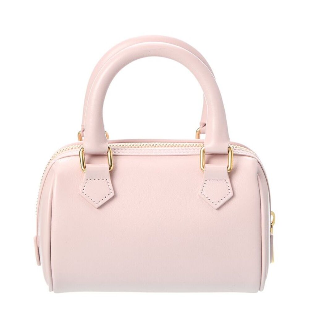 Celine Boston Mini Leather Shoulder Bag, Pink - Picture 2 of 4